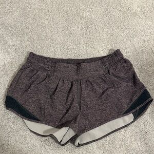 Women’s Heathered Plum Running Shorts
